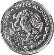 500 Pesos Pattern; Madero; Chromed Steel obverse image
