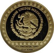 500 Pesos Jaguar - 1/2 oz Gold Bullion obverse image