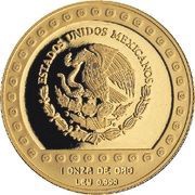 1000 Pesos Jaguar - 1 oz Gold Bullion obverse image