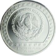 10 000 Pesos Piedra de Tizoc - 5 oz Silver Bullion obverse image