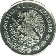 100 000 Pesos Pattern; silver obverse image