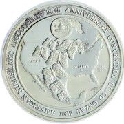 5 Onzas ANA 96th Anniversary, Mexico, 1987 reverse image