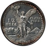 ½ Onza "Libertad" Pattern reverse image