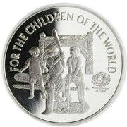 5 Dollars - Elizabeth II UNICEF reverse image