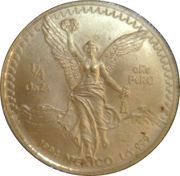¼ Onza "Libertad" reverse image