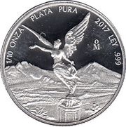 ⅒ Onza "Libertad", Mexico, 1996-2023 reverse image