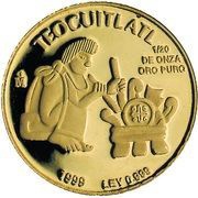 1⁄20 Onza Teocuitlatl, Mexico, 1999 reverse image