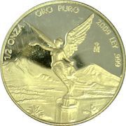 ½ Onza "Libertad", Mexico, 2000-2021 reverse image