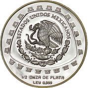 2 Pesos Jaguar - 1/2 oz Silver Bullion obverse image