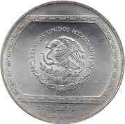 5 Nuevos Pesos Bajorrelieve Del Tajin - 1 oz Silver Bullion obverse image