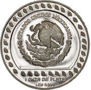 5 Nuevos Pesos Guerrero Aguila - 1 oz Silver Bullion obverse image