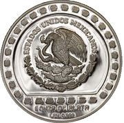 5 Nuevos Pesos Huehueteotl - 1 oz Silver Bullion obverse image