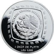 5 Pesos Hacha ceremonial - 1 oz Silver Bullion obverse image
