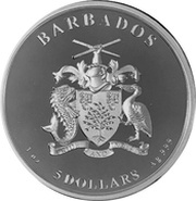 5 Dollars First Man on the Moon obverse image