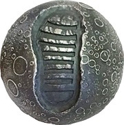 5 Dollars Footprint, Barbados, 2019 reverse image