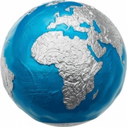 5 Dollars Blue Marble Planet, Barbados, 2020 reverse image