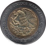 5 Pesos Belisario Domínguez obverse image