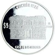 5 Pesos Casa de las Monjas, Mexico, 2012 reverse image