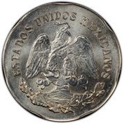 6 Pesos Pattern; Tortuga Verde; Copper-Nickel obverse image