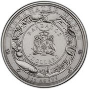 5 Dollars Spotted Seal obverse image