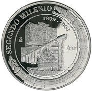 10 Pesos Architecture, Mexico, 1999-2000 reverse image