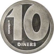 10 Diners - Joan Martí i Alanís Sant Joan de Caselles, Andorra, 1988 reverse image