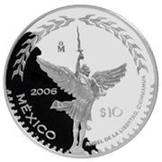 10 Pesos Chihuahua - Silver Proof Issue, Mexico, 2006 reverse image