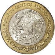 20 Nuevos Pesos obverse image