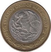 20 Pesos Octavio Paz obverse image