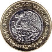 20 Pesos Bicentennial of the Death of Morelos obverse image