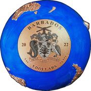 5 Dollars Endangered Earth - Blue Marble Planet obverse image