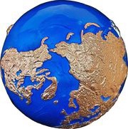 5 Dollars Endangered Earth - Blue Marble Planet reverse image