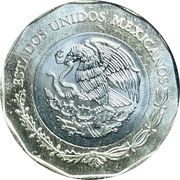 20 Pesos Fall of Mexico - Tenochtitlan obverse image