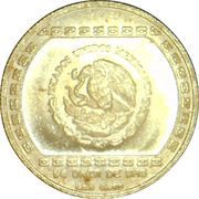 25 Nuevos Pesos Hacha Ceremonial - 1/4 oz Gold Bullion obverse image