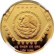 50 Nuevos Pesos Jaina - 1/2 oz Gold Bullion obverse image