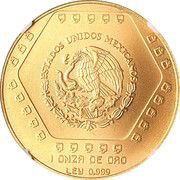 100 Nuevos Pesos Jaina - 1 oz Gold Bullion obverse image