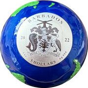 5 Dollars Blue Marble Green Planet Earth obverse image