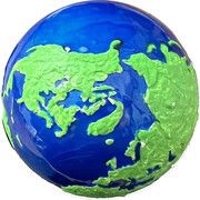 5 Dollars Blue Marble Green Planet Earth, Barbados, 2022 reverse image
