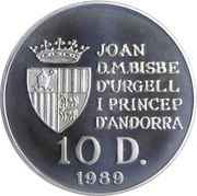 10 Diners - Joan Martí i Alanis XIV FIFA World Cup obverse image