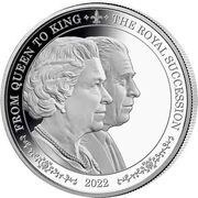 5 Dollars Queen Elizabeth II, Barbados, 2022 reverse image