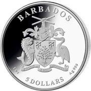 5 Dollars Queen Elizabeth II obverse image