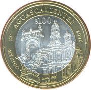 100 Pesos Aguascalientes, Mexico, 2005 reverse image