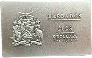 5 Dollars Boston Tea Party obverse image