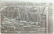 5 Dollars Boston Tea Party reverse image