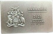 5 Dollars Boston Tea Party obverse image
