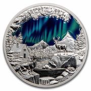 5 Dollars Northern Lights, Barbados, 2023 reverse image