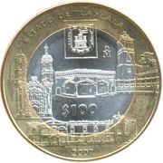 100 Pesos Tlaxcala, Mexico, 2007 reverse image