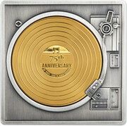 5 Dollars Vinyl Record, Barbados, 2023 reverse image
