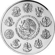 100 Pesos Calendario Azteca - 1 Kilo Silver Bullion Coinage obverse image
