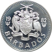 10 Dollars - Elizabeth II Central Bank; Silver Proof Issue obverse image